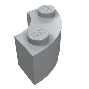 Brick Round Corner 2 x 2 Macaroni with Stud Notch