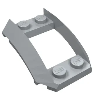 Wheel Arch, Curved Wedge 4 x 3 with 2 x 2 Opening and 4 Studs