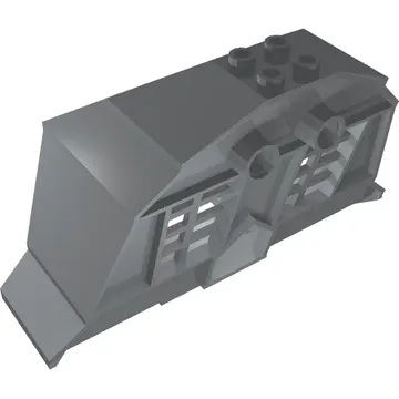 Boat Section, Stern Brick 7 x 16 x 7 with Two Windows