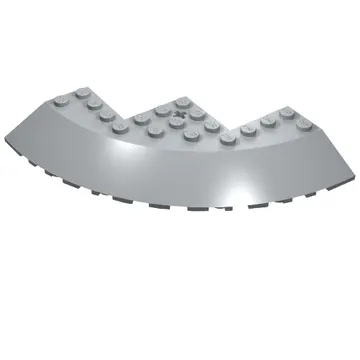Brick Round Corner 10 x 10 with Slope 33° Edge, Axle Hole, Facet Cutout