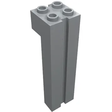Brick Special 2 x 2 x 6 with Groove