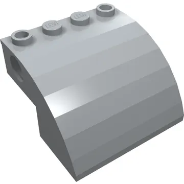 Brick Curved 4 x 4 x 2 with Holes