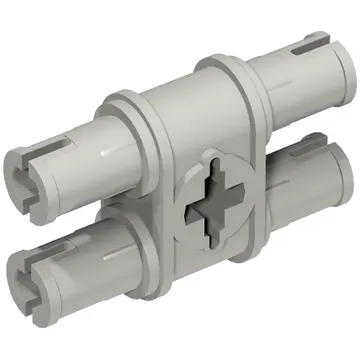 Technic Pin Double with Axle Hole - Squared Holes