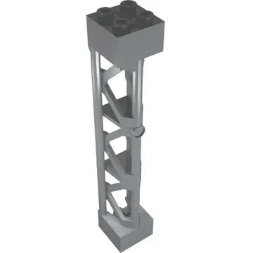 Support 2 x 2 x 10 Girder Triangular Vertical - Type 4 - 3 Posts, 3 Sections