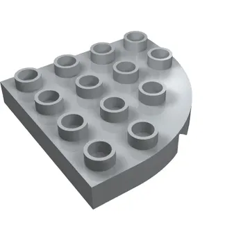 Duplo Plate Round Corner 4 x 4