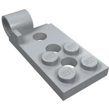 Hinge Plate 2 x 4 with Pin Hole with 3 Holes - Bottom