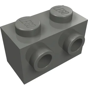 Brick Special 1 x 2 with 2 Studs on 1 Side