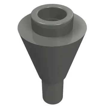 Cone 1 x 1 Inverted with Bar at Bottom (Ice Cream Cone)