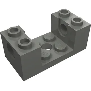 Brick Special 2 x 4 x 1 1/3 with Pin Holes and 2 x 2 Recessed