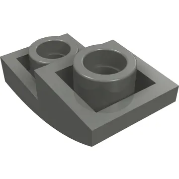 Brick Curved Inverted 2 x 1