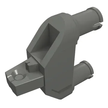 Hinge 1 x 3 Triangle with Two Pins, 1 Locking Finger, Round Pin Holes