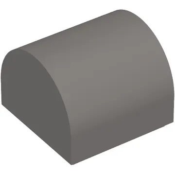 Brick Curved 1 x 1 x 2/3 Double Curved Top, No Studs