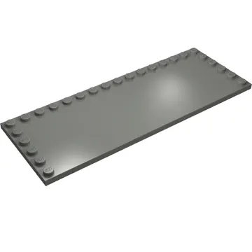 Plate Special 6 x 16 with Studs on 3 Edges