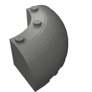 Brick Round Corner 6 x 6 x 2