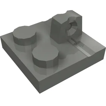 Hinge Plate 2 x 2 Locking with 1 Finger on Top