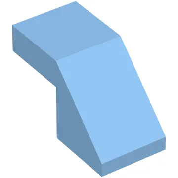 Brick Sloped 45° 2 x 1 with 2/3 Inverted Cutout and no stud