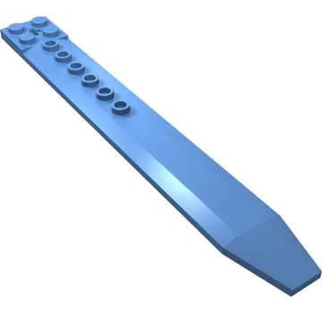 Plate Special 2 x 16 with Angled Side Extensions and Hole (Rotor Blade)