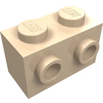 Brick Special 1 x 2 with 2 Studs on 1 Side