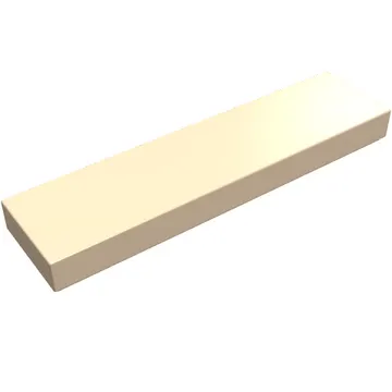 Tile 1 x 4 with Groove