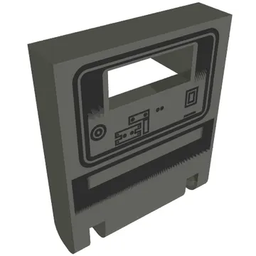 Box 2 x 2 x 2 Door with Slot and Gonk Droid Print