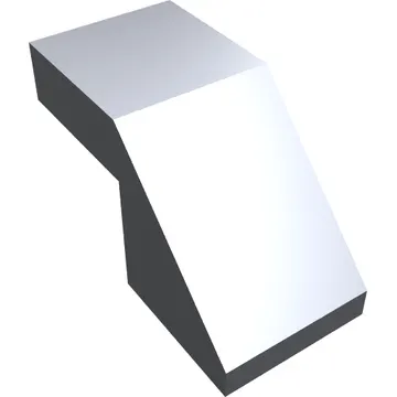 Brick Sloped 45° 2 x 1 with 2/3 Inverted Cutout and no stud