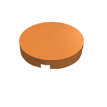 Tile Round 2 x 2 with Bottom Stud Holder