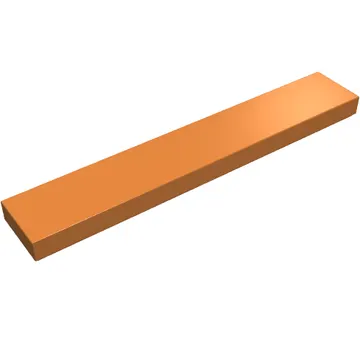 Tile 1 x 6 with Groove