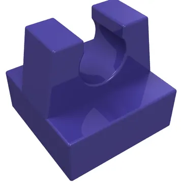 Tile Special 1 x 1 with Clip and Straight Tips