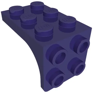 Bracket 2 x 3 - 2 x 2, Curved Sides