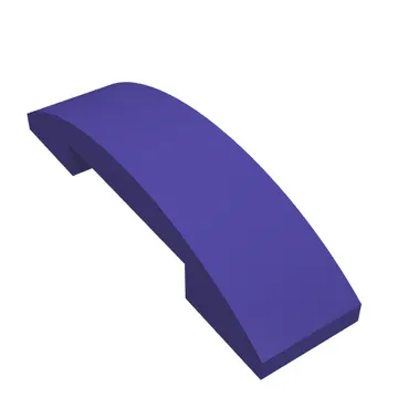 Brick Curved 4 x 1 Double with No Studs