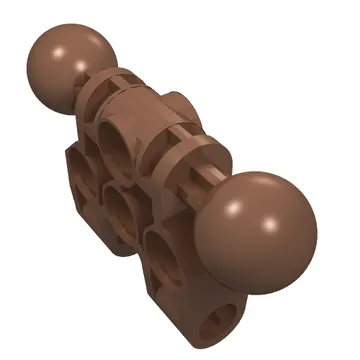 Large Figure Skeletal, Torso, Lower, with 2 Ball Joints, 2 Axle Holes, and 4 Holes (Vahki)