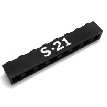 Brick 1 x 8 with White "S-21" Print