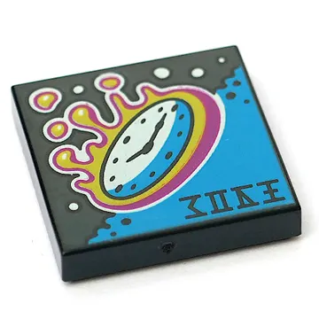 Tile 2 x 2 with Slow Down print