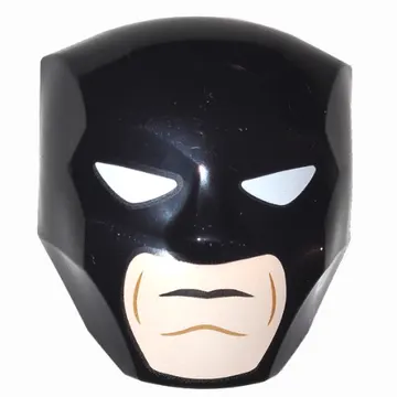 Large Figure Face 4 x 5 x 1 2/3 with Batman Face print