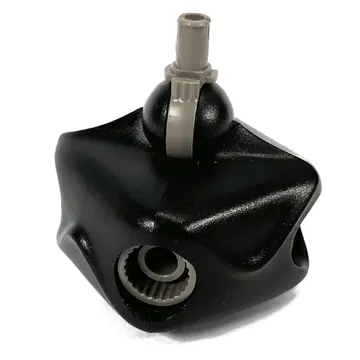 Large Figure Connector Block, 6 x 6 x 4, with 5 Sockets and 1 Dark Gray Pin