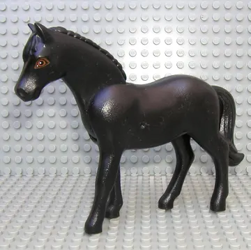Belville, Animal, Horse, with Dark Orange Rimmed Eyes Print