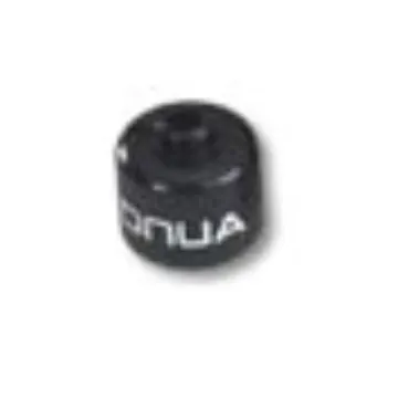 Pen Bead, Round Large, Curved Edges / Cylinder with 'ONUA' Print
