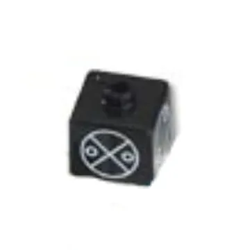 Pen Bead, Square with Matoran Alphabet (Circles and Lines) Print