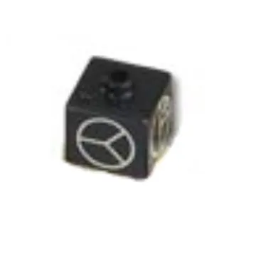Pen Bead, Square with Matoran Alphabet (Circles and Lines) Print