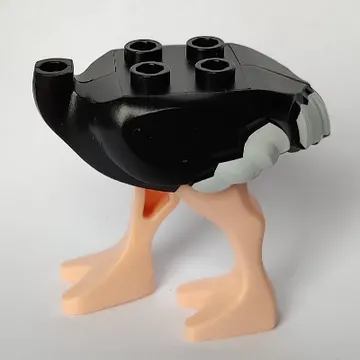 Animal Body Part, Ostrich Body with Light Nougat Legs Pattern