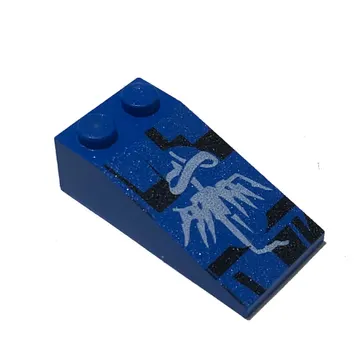 Brick Sloped 18° 4 x 2 with Aldar Beedo Symbol Print