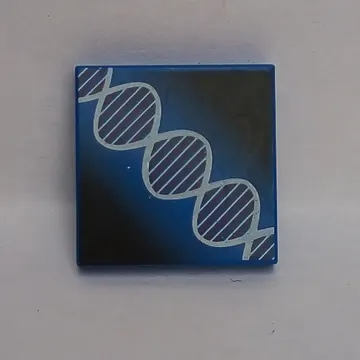 Tile 2 x 2 with DNA Double-Helix Print