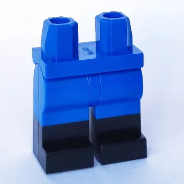 Hips with Blue Legs and Black Boots Pattern