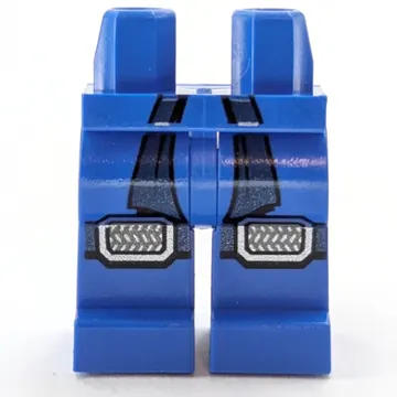 Hips and Blue Legs with Dark Blue Sash, Straps, Knee Pads Print