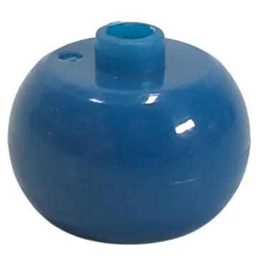 Pen Bead, Round Orb with Airplane Print