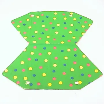Belville, Tent Cover with Blue, Yellow and Pink Spots Print