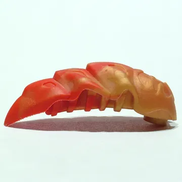 Large Figure Accessory, Rahkshi Kraata Stage 3 with Marbled Red Tail Pattern