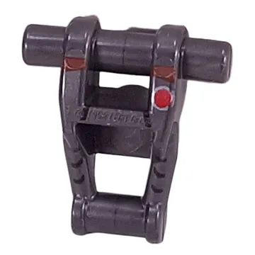 Torso Mechanical, Battle Droid with Red Dot, Dark Red Stripes, Black Markings print