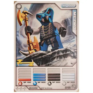 Trading Card, Ninjago Deck #2: 23 - Mezmo - International Version