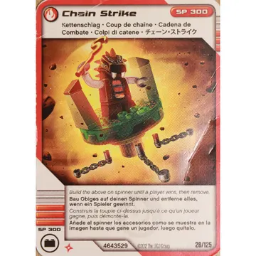 Trading Card, Ninjago Deck #2: 28 - Chain Strike - International Version